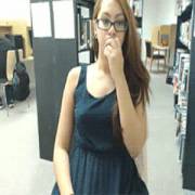 Caught Flashing Tits In Library