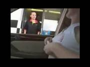 Drive-Through Boobs Flash [Gif]