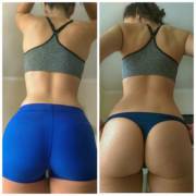 Workout Shots, And Then The Product Of Those Workouts.