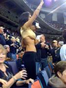 Mom Knows How To Get Attention At The Game