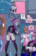 Jinx Teasing Cyborg. [Teen Titans] [Thebootydoc]