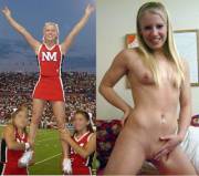 University Of New Mexico Cheerleader