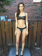 Lingerie On Skinny Girl