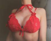 Red Brassiere