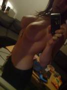 Topless Selfie Before Snacks