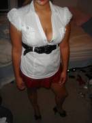 Cum On Face, Big Boobs And A French Pedi