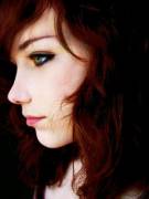 Dark Red With Green Eyes