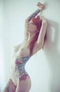 Tattooed Redhead!