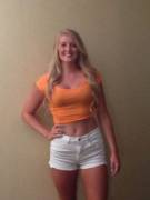 Sexy College Blonde On/Off