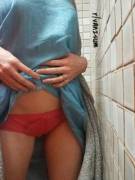 Sheer Pink Panties - On And Of[F] (By Request)