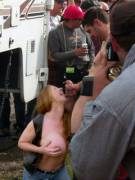 Facial For Chick With Big Boobs