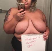 I'm A Little Nervous, But A Little Excited, Too! (Verification Photo)