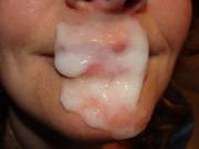 Thick Load On Her Lips....