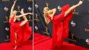 Jessie Graff (American Ninja Warrior) On The Emmys Red Carpet