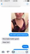 My Partner Was Out With His Friends When I Sent Him These Texts ;) (First Post Here)