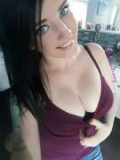 A Little Cleavage In The Kitchen