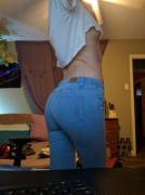 Tight Jeans And A Loose Cropped Top