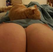 It's A Little Chilly Tonight! (Bonus; Pussy(Cat) Visible!)