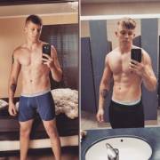 Before And After Workout.