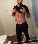 A Quick Strip Before Work (19)