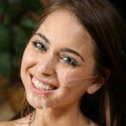 Happy With Cum On Her Face