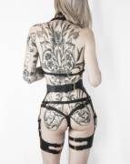 Fully Tattooed Jay Rose Wearing Full Restraint Fleet Ilya Look