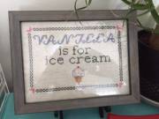 Designed This Little Cross Stitch For My Bedroom! Lol