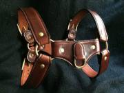 My First Harness Build. Horween Leather, Solid Brass, And I Don't Know How Many Hours ...