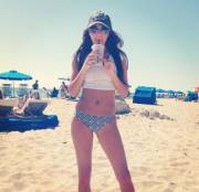 Cold Drink At The Beach