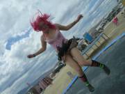 Not The Best Outfit For Tramp-Olining