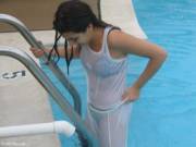 Coming Out Of The Pool