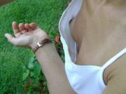 Braless Downblouse. The Best Kind Of Downblouse. X-Post From /R/Braless