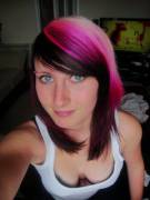 Great View Of This Emo Chick