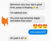 3Rd Of The 5 Guys This Week. She Sent This After A Regular Bull Left The House.