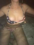 Showing Off At The Community Hot Tub Tonight...