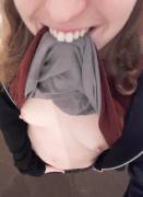 Ran Away From My Friends Because I Was Horny And Wanted To Show Off A Little Bit... ...