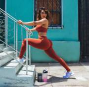 Stretching On Stairs