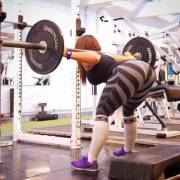 Working On Her Glorious Glutes