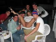 Flashing Her Pussy For The Boys