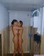 Shower Kissing