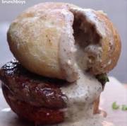 This Bun Stuffed With Melted Cheese