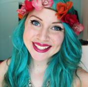 Blue Hair To Match My Eyes :P