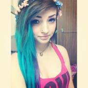 Flower Crown, Piercings And A Little Choker Bell