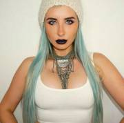 Her Hair Matches Her Eyes