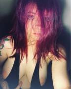Big Tits And Purple Hair