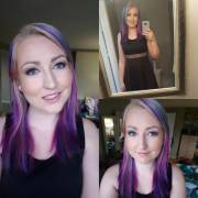 My Neon Hair And Self For My Brothers Grad Today!