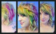 I Was Told You Guys Would Appreciate My Rainbow Hair. (Xpost From R/Fancyfollicles)