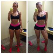 Trying On A Gym Outfit