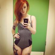 Trying On A New Bathing Suit