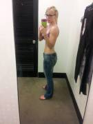 Trying On Jeans (Mic)